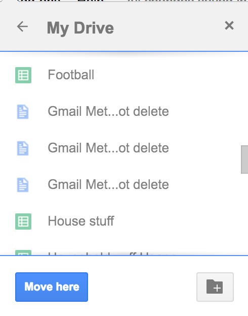 Old Google Docs behavior